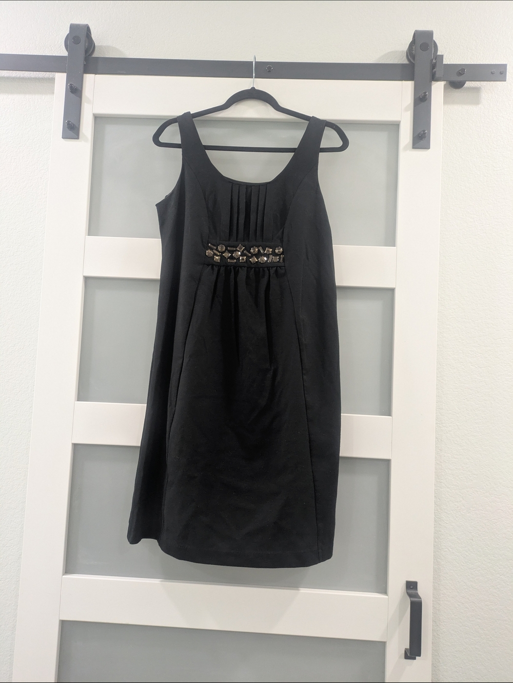 Liz Lange Black Maternity Midi Dress